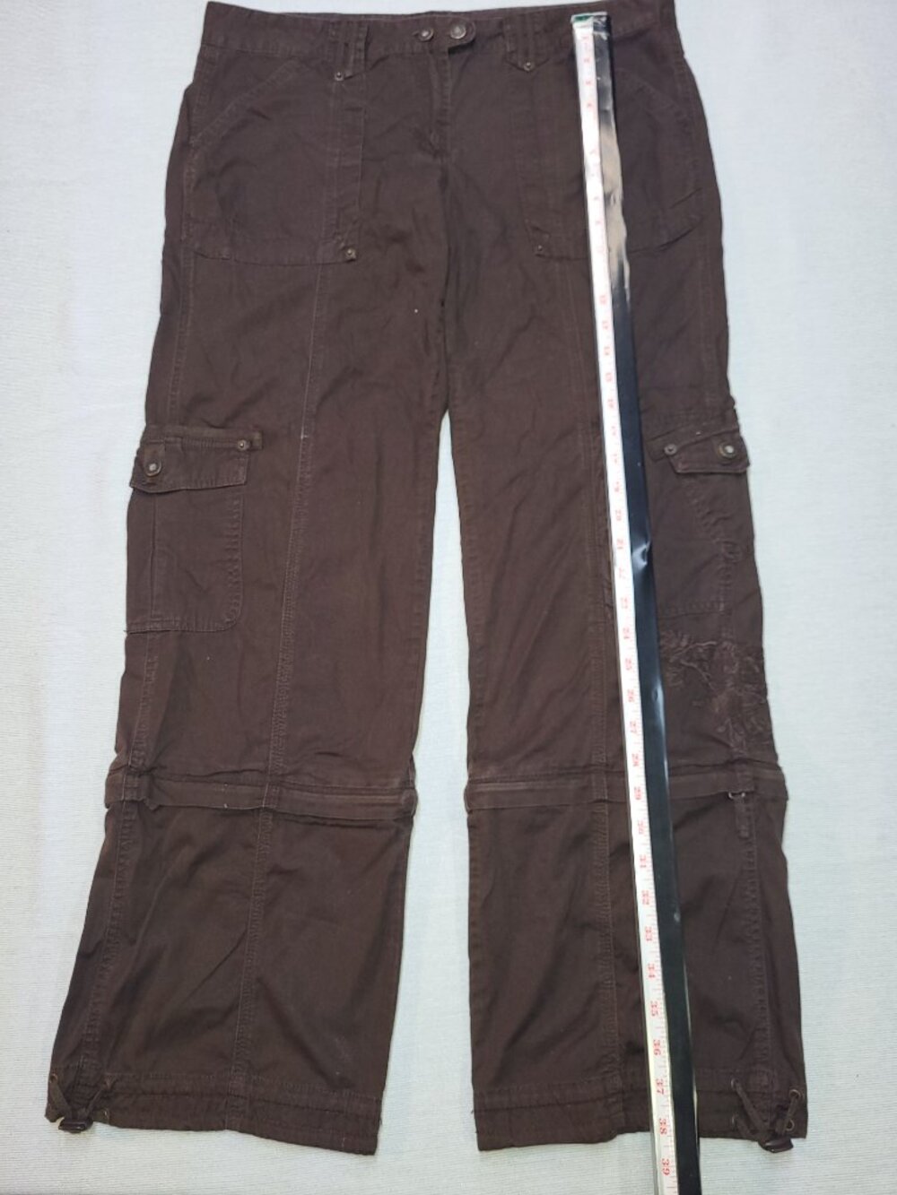 Nevada Women’s Cargo Pants Size 16 Brown 100% Cotton Utility Outdoor - Picture 3 of 12